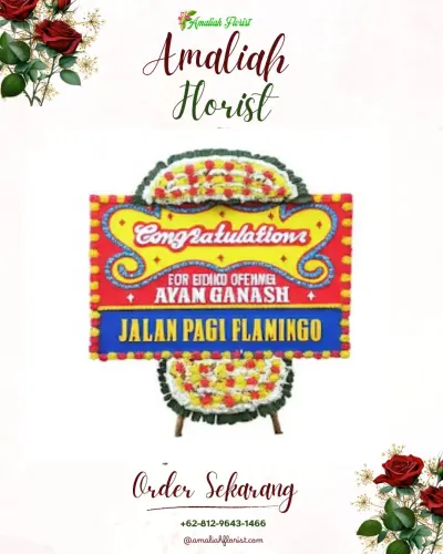 Bunga Papan Congratulation di Yangapi